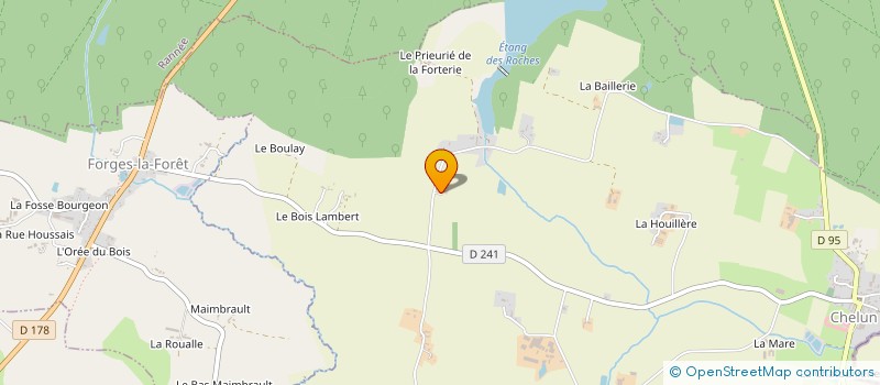 localisation de l'entreprise GFA DU PATIS  FORGES-LA-FORET