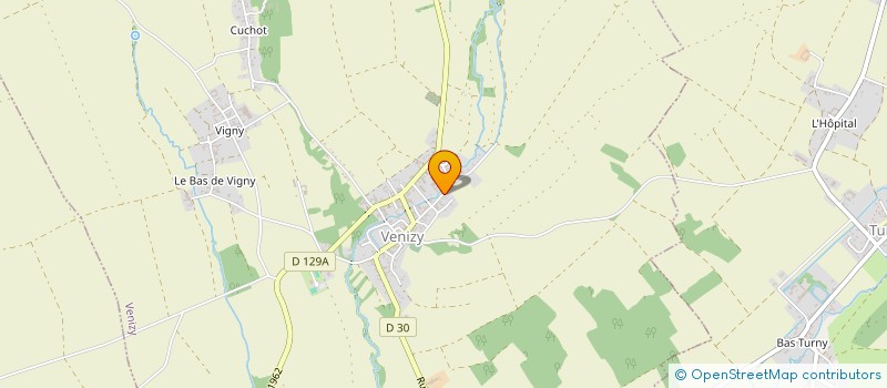 localisation de l'entreprise GFA DU PATIS  VENIZY