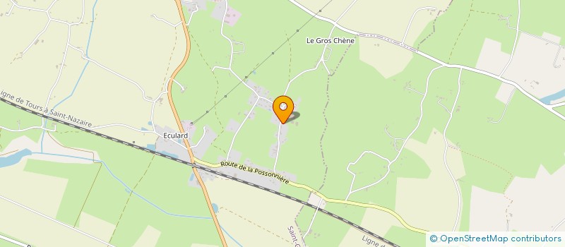 localisation de l'entreprise GFA DU PATIS CANDE  SAINT-GEORGES-SUR-LOIRE