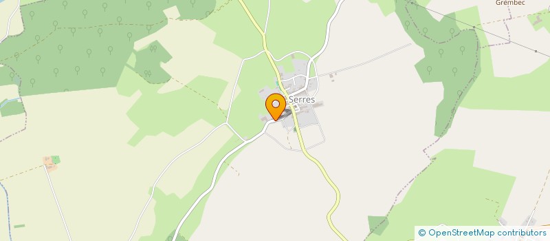 localisation de l'entreprise GFA DU PATURAL  SERRES