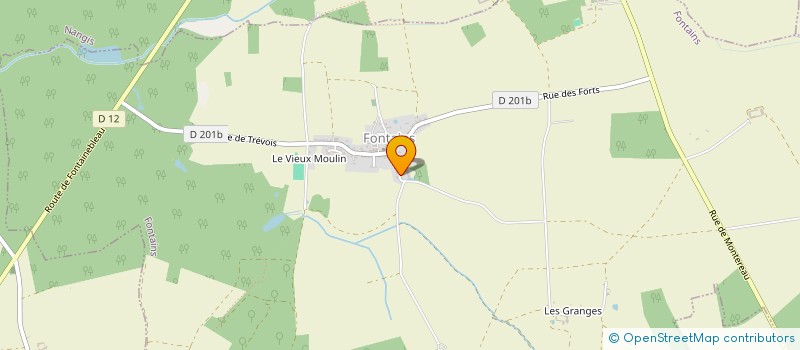 localisation de l'entreprise GFA DU PAVE  FONTAINS