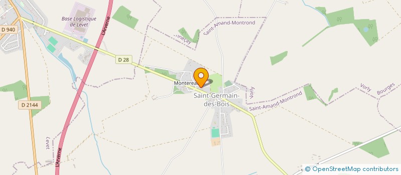 localisation de l'entreprise GFA DU PAVILLON  SAINT-GERMAIN-DES-BOIS