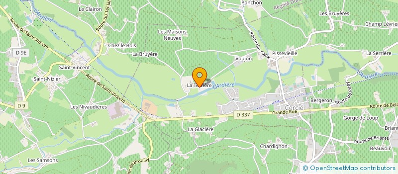 localisation de l'entreprise GFA DU PERE FRANCIS à CERCIE