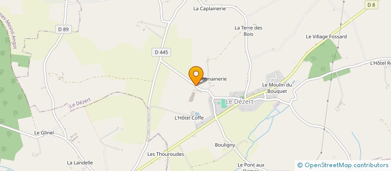 localisation de l'entreprise GFA DU PERREY  LE DEZERT