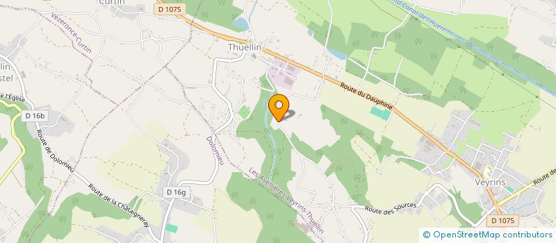 localisation de l'entreprise GFA DU PERRIER  LES AVENIERES VEYRINS-THUELLIN