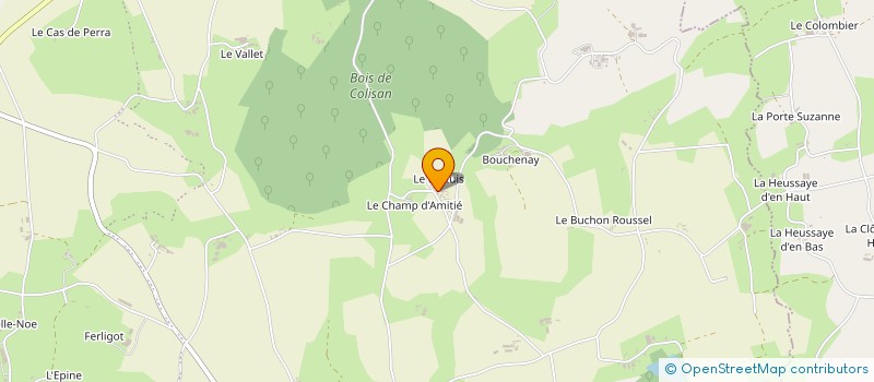 localisation de l'entreprise GFA DU PERTUIS  PLOUGUENAST-LANGAST