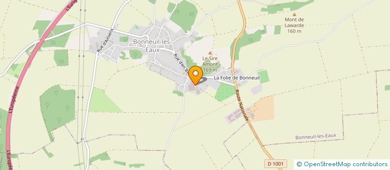 localisation de l'entreprise GFA DU PETIT BLANGY  BONNEUIL-LES-EAUX