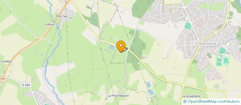 localisation de l'entreprise GFA DU PETIT BOCAGE  L'HUISSERIE
