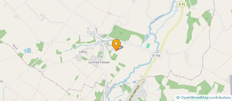 localisation de l'entreprise GFA DU PETIT BREUIL à VEUIL