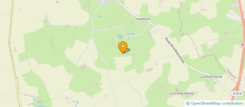 localisation de l'entreprise GFA DU PETIT CHEVRUS  SAINT-HILAIRE-DU-MAINE