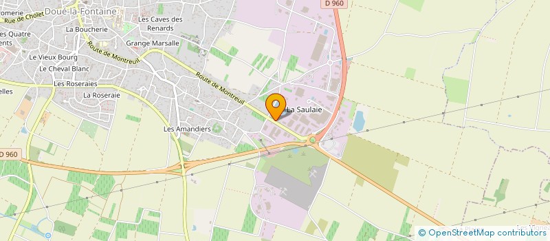 localisation de l'entreprise GFA DU PETIT CLOS  DOUE-EN-ANJOU