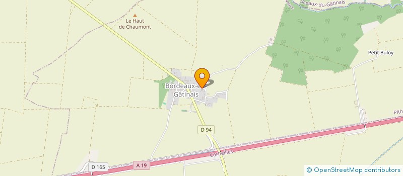 localisation de l'entreprise GFA DU PETIT EARD à BORDEAUX-EN-GATINAIS