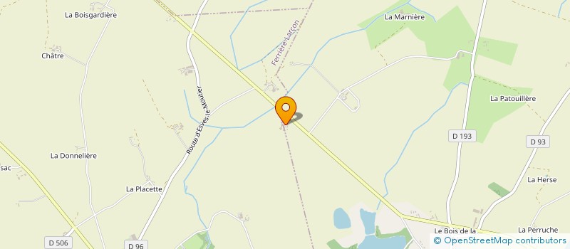 localisation de l'entreprise GFA DU PETIT FRESNE  BETZ-LE-CHATEAU