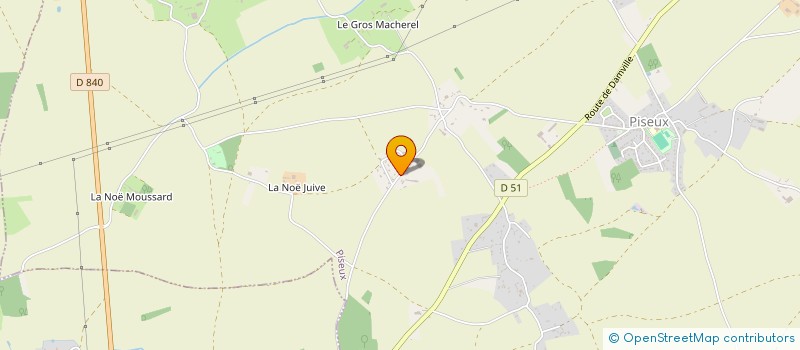 localisation de l'entreprise GFA DU PETIT HACHEREL  PISEUX