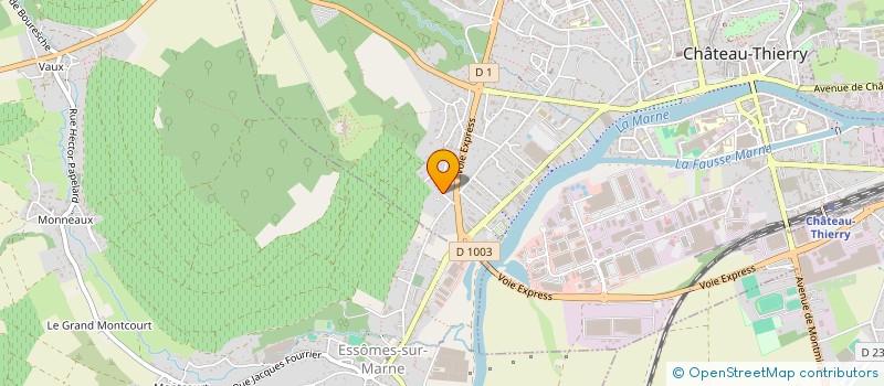 localisation de l'entreprise GFA DU PETIT LUQUIS à CHATEAU-THIERRY