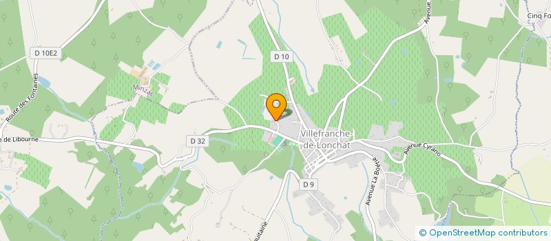 localisation de l'entreprise GFA DU PETIT MAINE  VILLEFRANCHE-DE-LONCHAT