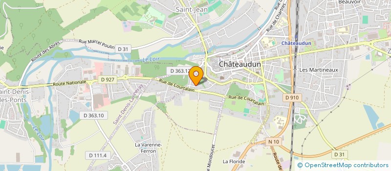 localisation de l'entreprise GFA DU PETIT MASLAINVILLE à CHATEAUDUN