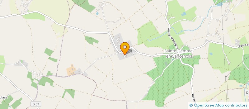 localisation de l'entreprise GFA DU PETIT VRAIGNON  SAINTE-GEMME-EN-SANCERROIS