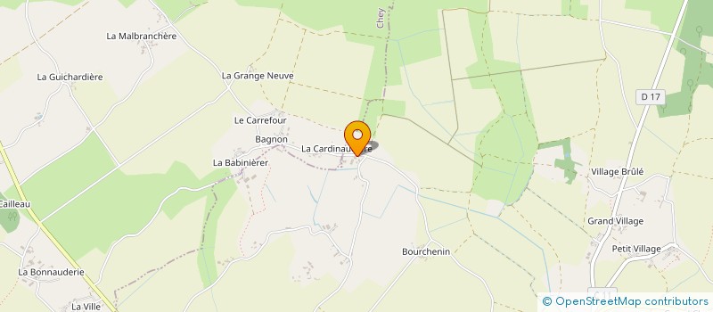 localisation de l'entreprise GFA DU PIC  LEZAY