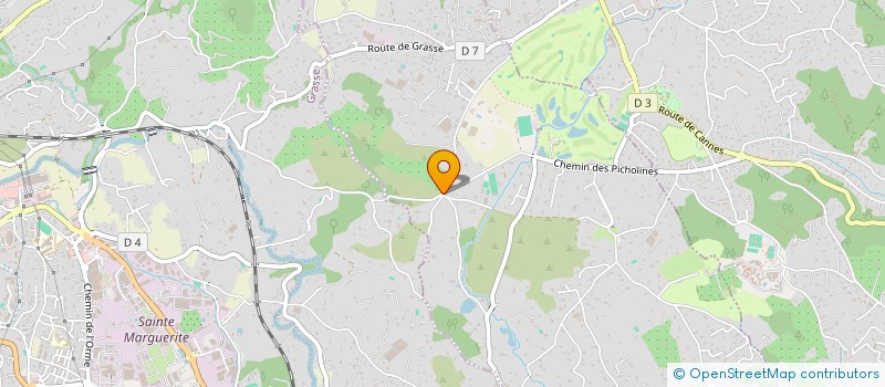 localisation de l'entreprise GFA DU PIECHAL  CHATEAUNEUF-GRASSE