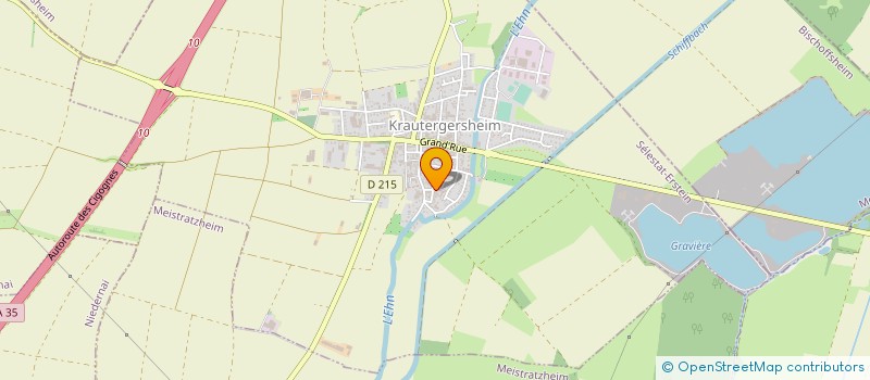 localisation de l'entreprise GFA DU PIEMONT  KRAUTERGERSHEIM