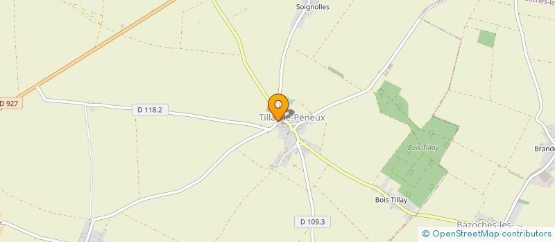 localisation de l'entreprise GFA DU PIN à TILLAY-LE-PENEUX