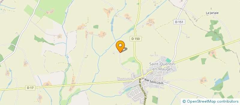 localisation de l'entreprise GFA DU PINEAU  MAUGES-SUR-LOIRE