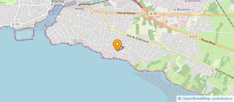 localisation de l'entreprise GFA DU PINIER  PORNIC