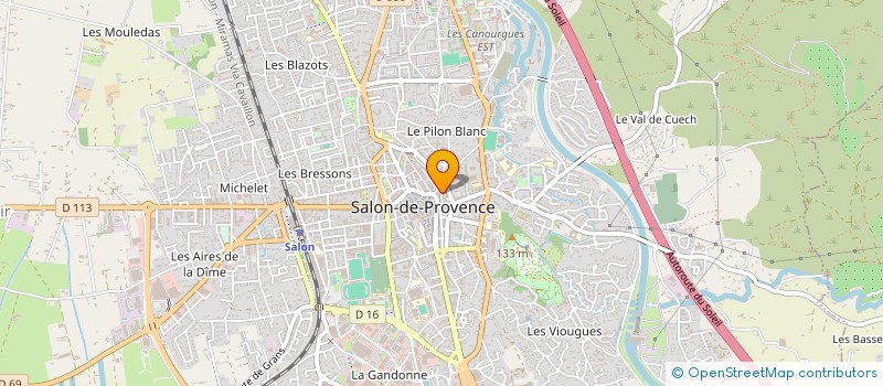 localisation de l'entreprise GFA DU PLAN DE DIEU  SALON-DE-PROVENCE