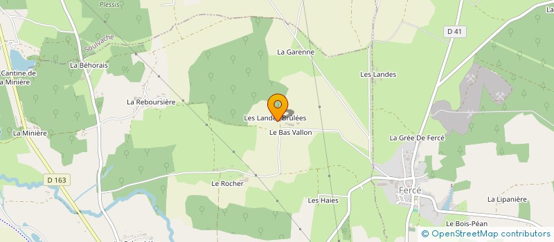 localisation de l'entreprise GFA DU PLATEAU à FERCE