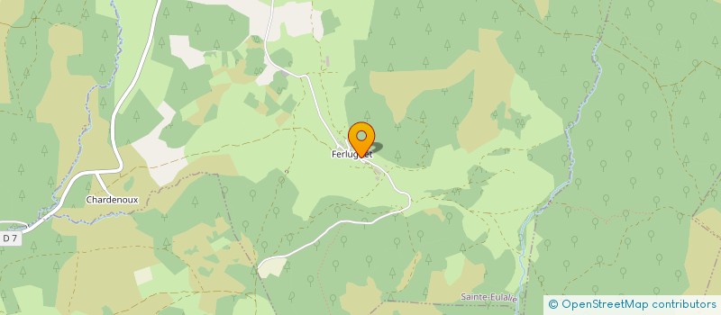 localisation de l'entreprise GFA DU PLATEAU DE L'AUBRAC à SAINTE-EULALIE