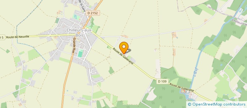 localisation de l'entreprise GFA DU PLESSIS à CHILLEURS-AUX-BOIS