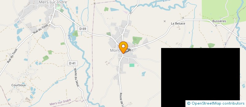 localisation de l'entreprise GFA DU PLESSIS à MONTIPOURET