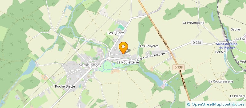 localisation de l'entreprise GFA DU PLESSIS  SAINT-ANTOINE-DU-ROCHER