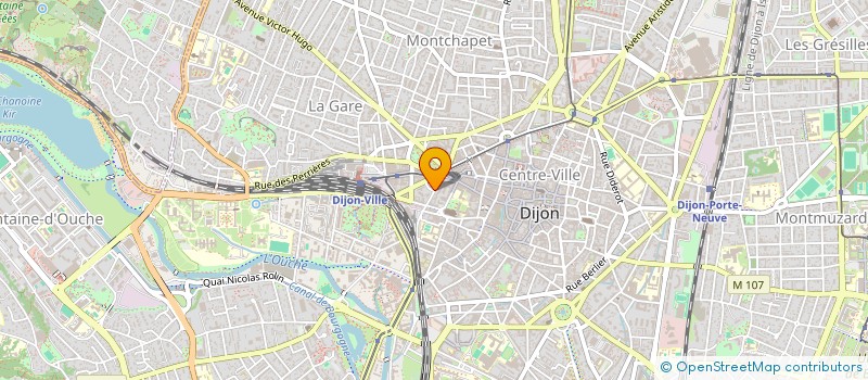 localisation de l'entreprise GFA DU POIRIER MALCHAUSSE  DIJON