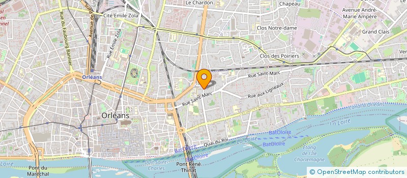 localisation de l'entreprise GFA DU POIRIEUX  ORLEANS