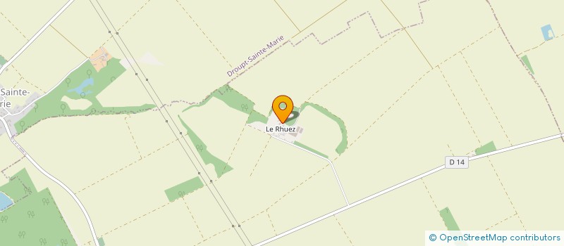 localisation de l'entreprise GFA DU PONCELOT  DROUPT-SAINT-BASLE