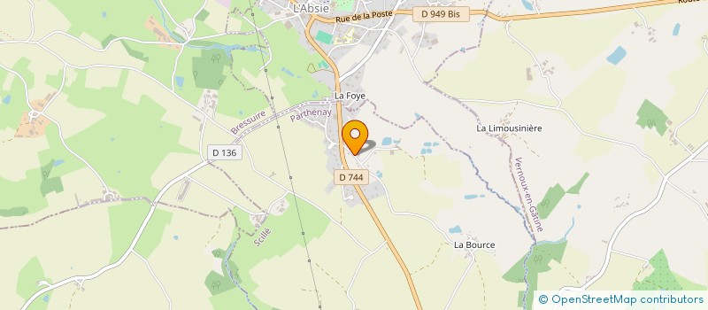 localisation de l'entreprise GFA DU PONT  LARGEASSE