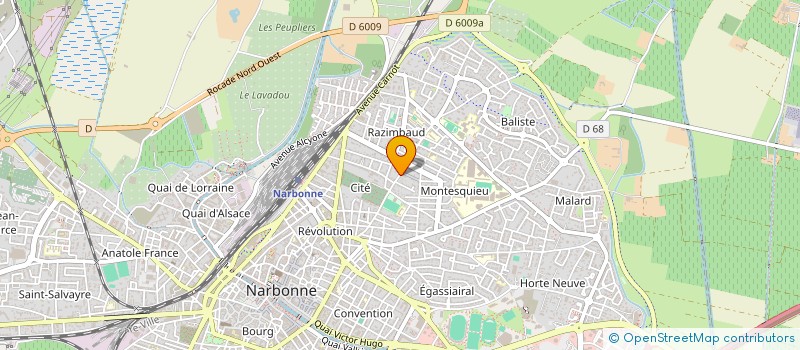 localisation de l'entreprise GFA DU PONT DES PATRES à NARBONNE