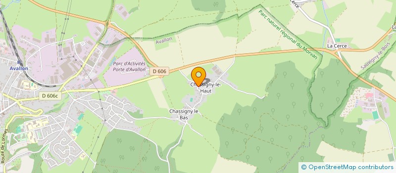 localisation de l'entreprise GFA DU PONTENOT à AVALLON