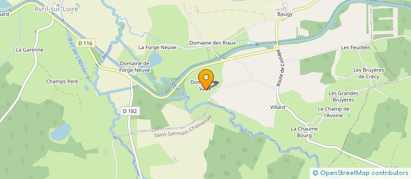 localisation de l'entreprise GFA DU PORT à AVRIL-SUR-LOIRE
