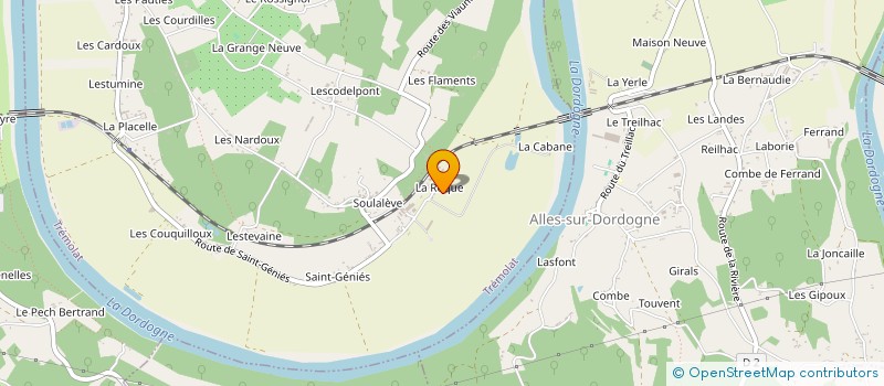 localisation de l'entreprise GFA DU PORT  TREMOLAT