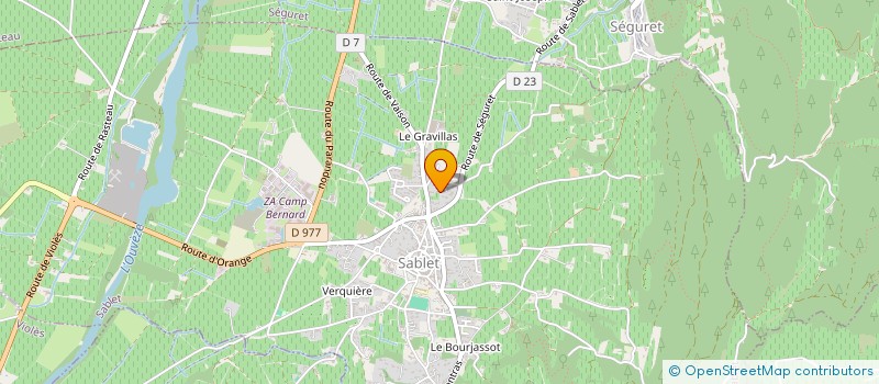 localisation de l'entreprise GFA DU POURRA  SABLET