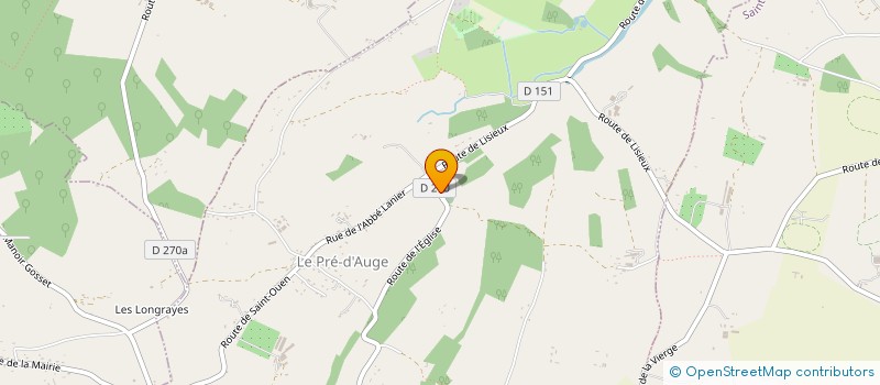 localisation de l'entreprise GFA DU PRE D AUGE à LE PRE-D'AUGE