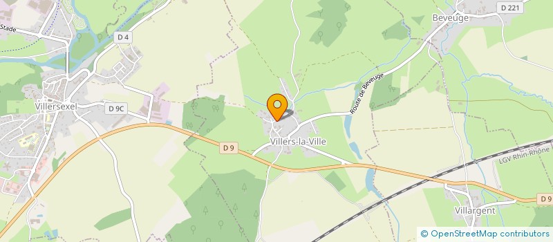 localisation de l'entreprise GFA DU PRE DU FRENE  VILLERS-LA-VILLE