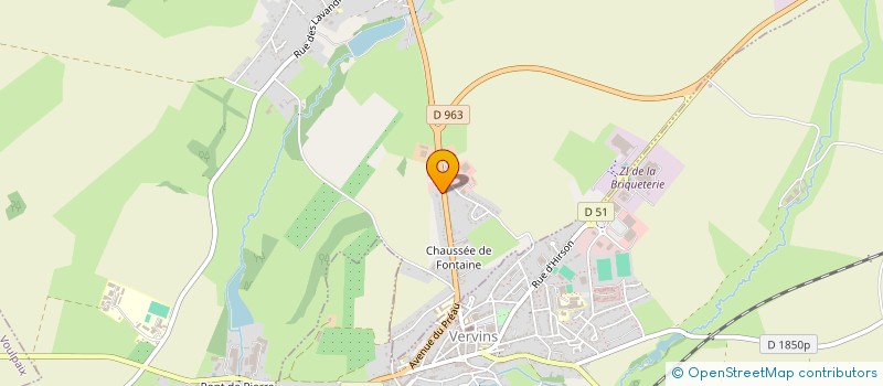 localisation de l'entreprise GFA DU PRE HAUT  FONTAINE-LES-VERVINS