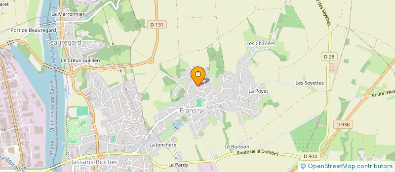 localisation de l'entreprise GFA DU PREAU à FRANS