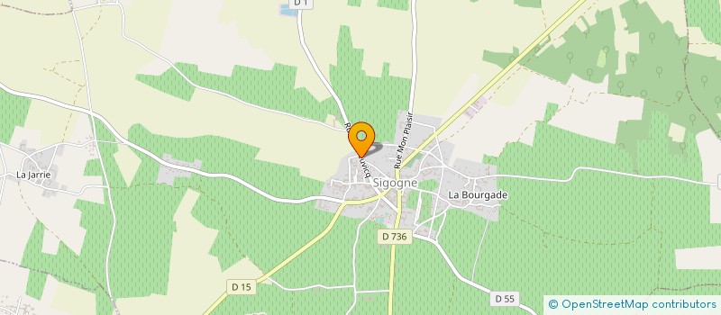 localisation de l'entreprise GFA DU PUISEAU à SIGOGNE
