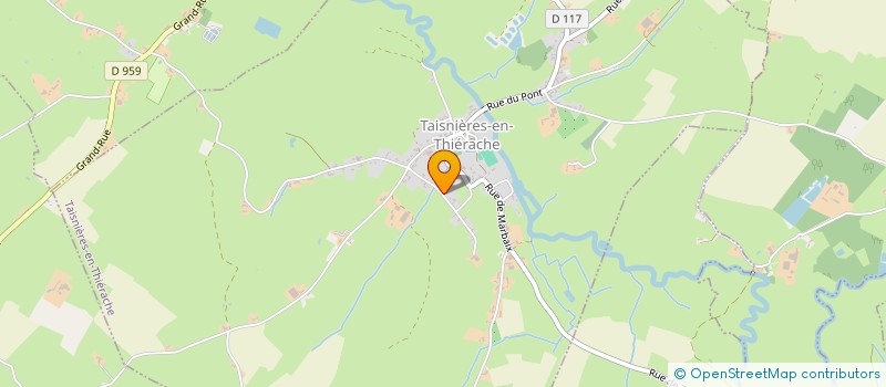 localisation de l'entreprise GFA DU PUITS HAUSSY-LANTHIER à TAISNIERES-EN-THIERACHE