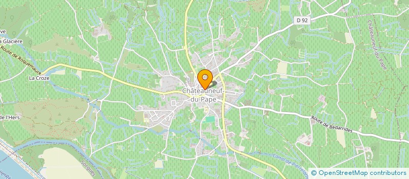 localisation de l'entreprise GFA DU PUITS NEUF  CHATEAUNEUF-DU-PAPE